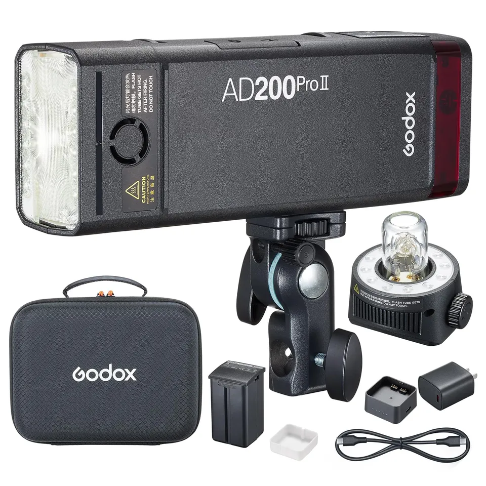 godox-ad200pro-ii-kompaktblitz-200ws-mit-ttl-hss-und-2980mah-akku image 1