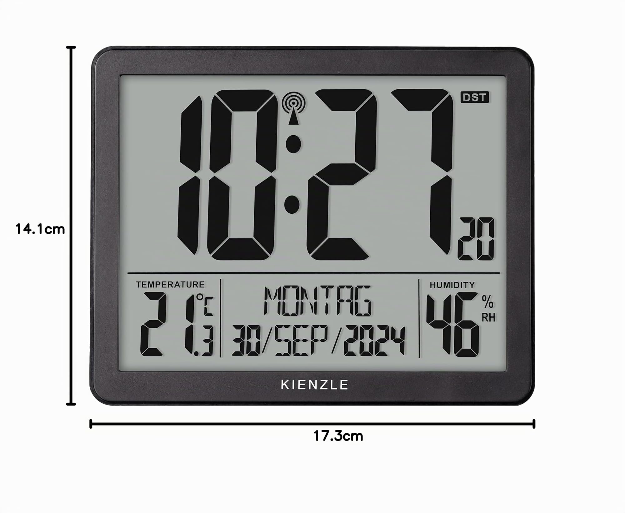 kienzle-digitaler-xxl-funkwecker-mit-display-und-raumklima image 8