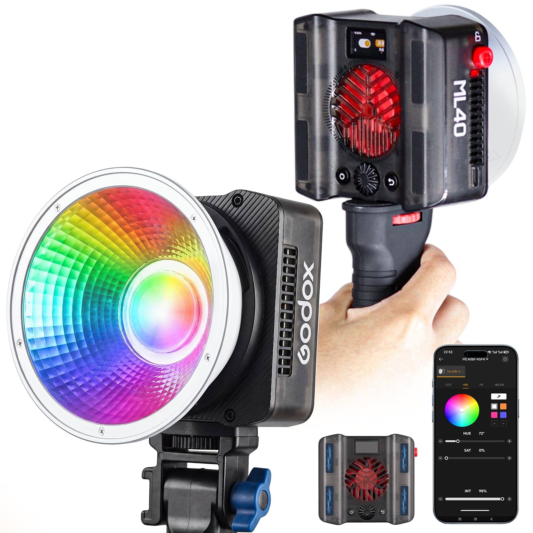 godox-sl100d-100w-led-dauerlicht-doppel-set-mit-softbox-und-stativ image 8