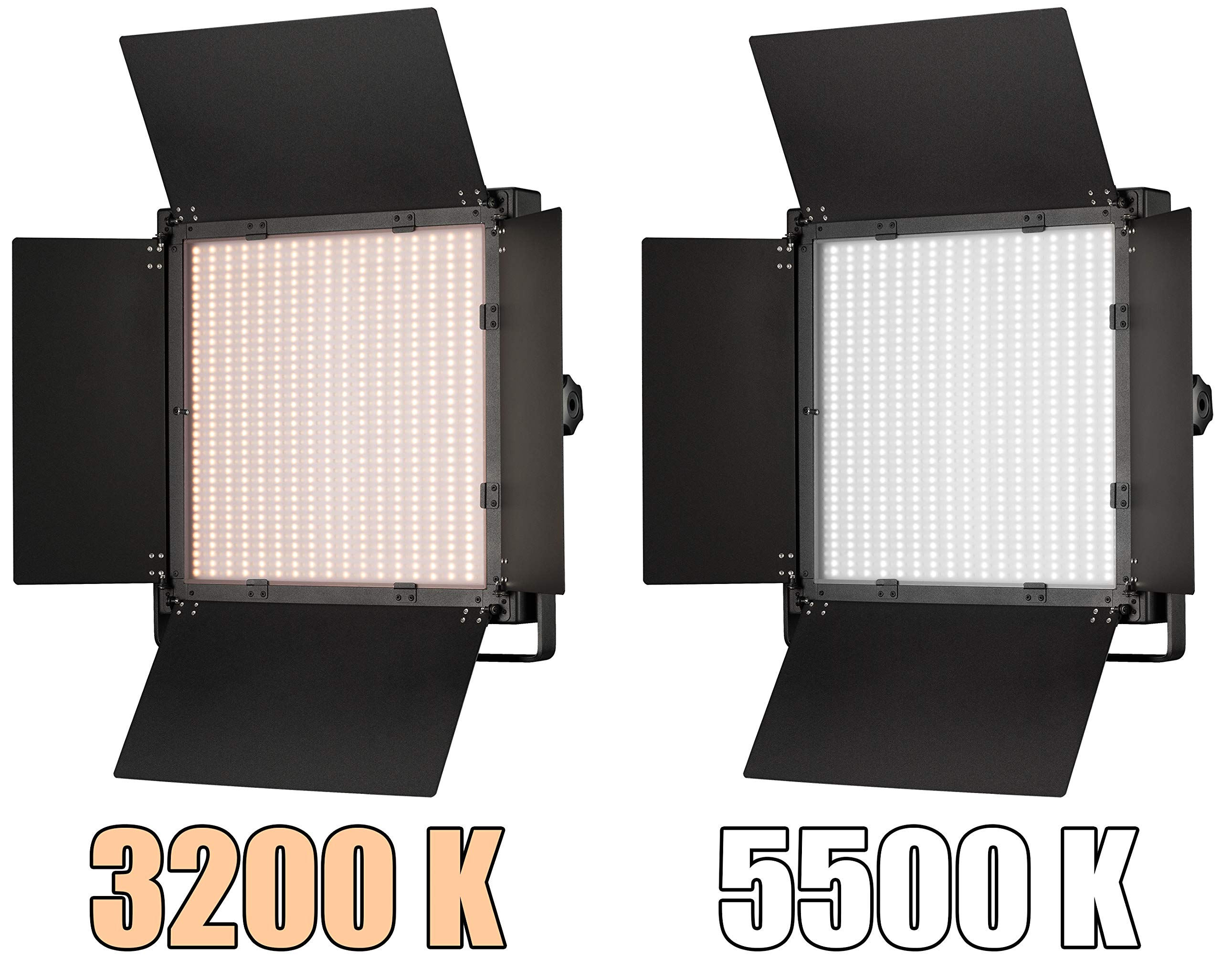 bresser-bi-color-led-fl-chenleuchte-72-watt-3200-5500k-mit-klappen image 3