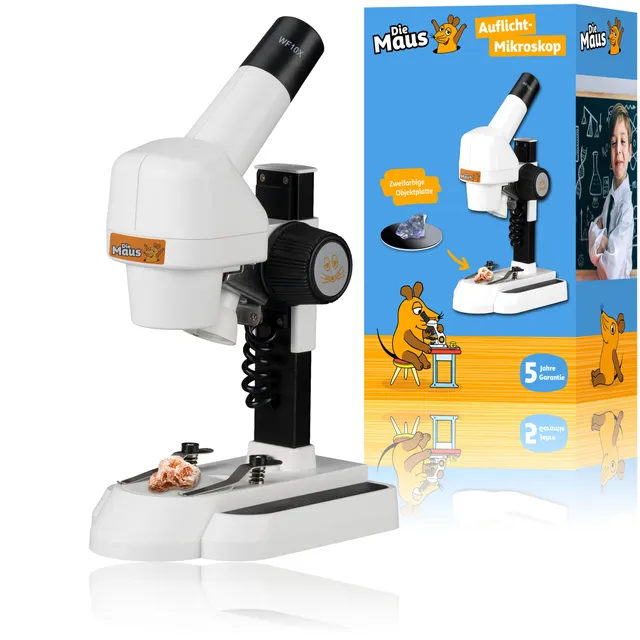 diemaus-auflicht-mikroskop-20x-mit-led-f-r-kinder-ab-6-jahren image 1