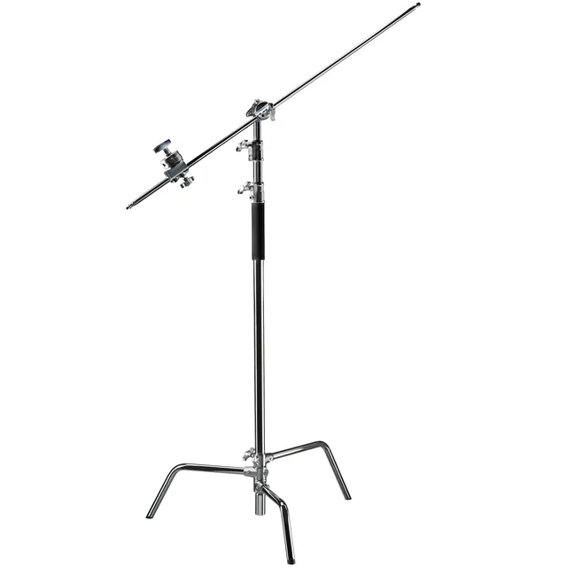 bresser-galgenstativ-c-stand-br-c24-300-cm-mit-auslegearm-studio-stativ image 1
