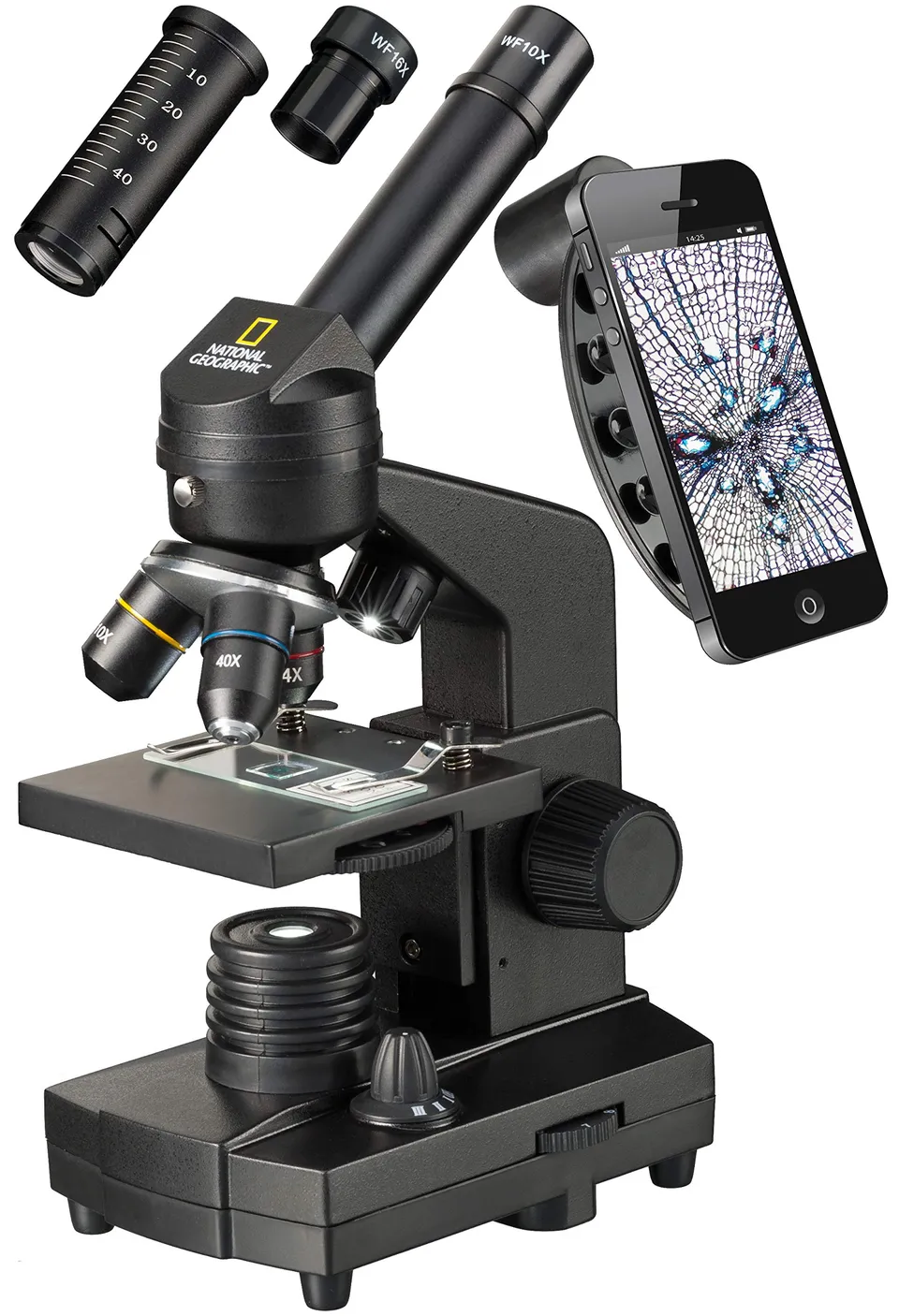 bresser-national-geographic-mikroskop-40-1280x-mit-smartphone-halterung-schwarz image 1