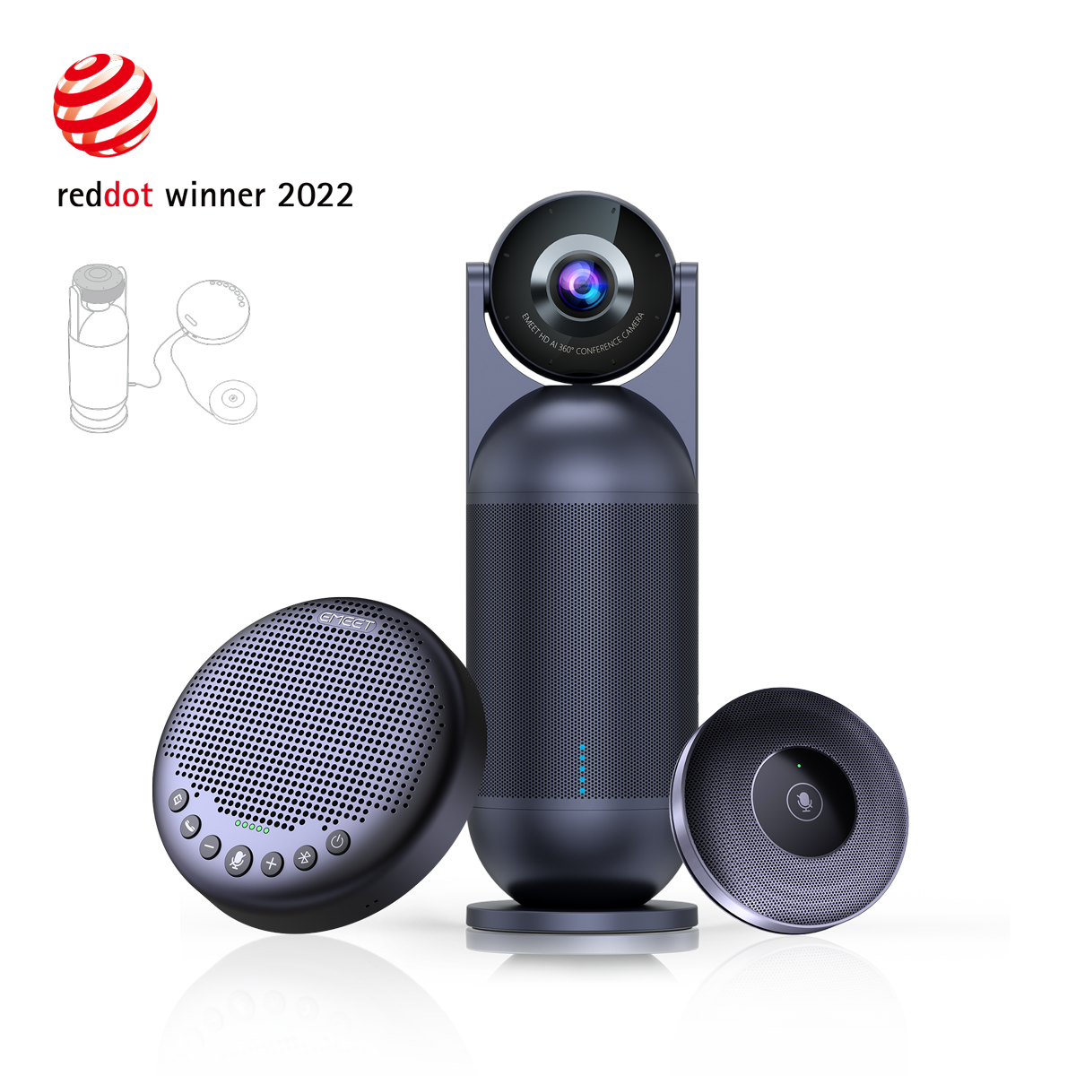 emeet-officecore-luna-plus-meeting-kit-konferenzlautsprecher image 7