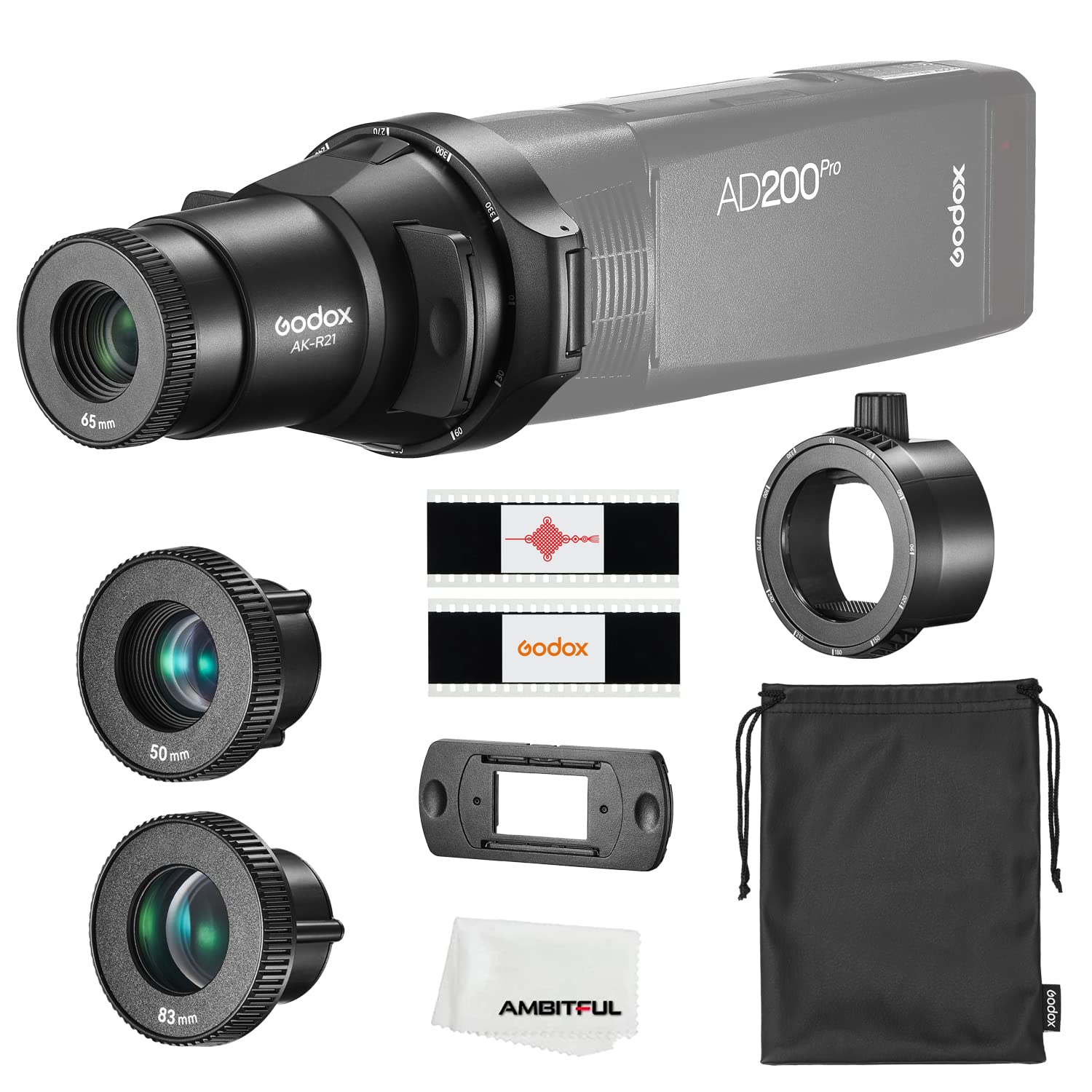 godox-ak-r21-projektionsvorsatz-snoot-kit-f-r-v1-und-rundblitzkopf image 1