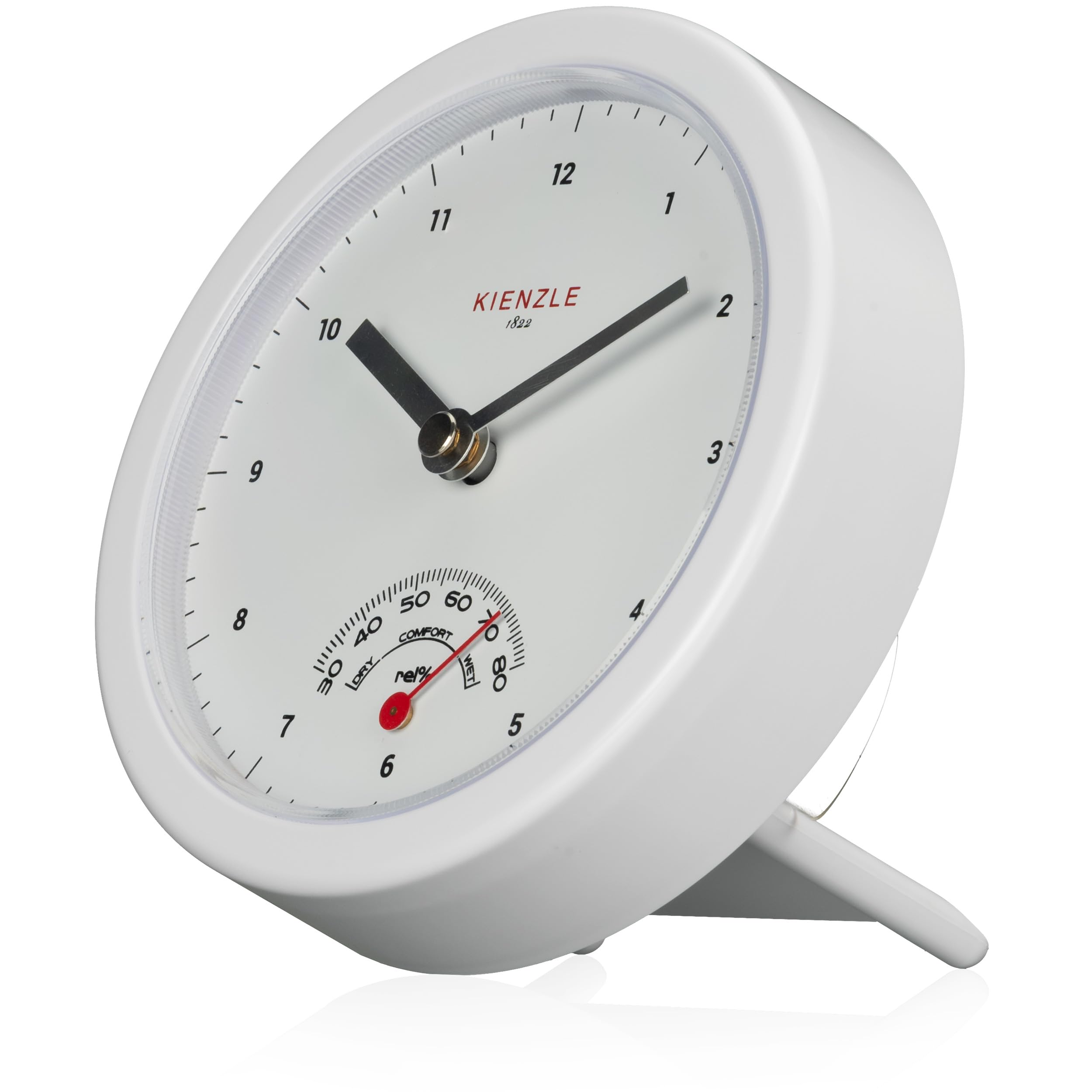 kienzle-badezimmeruhr-14-cm-mit-quarzwerk-hygrometer-und-saugn-pfen image 1