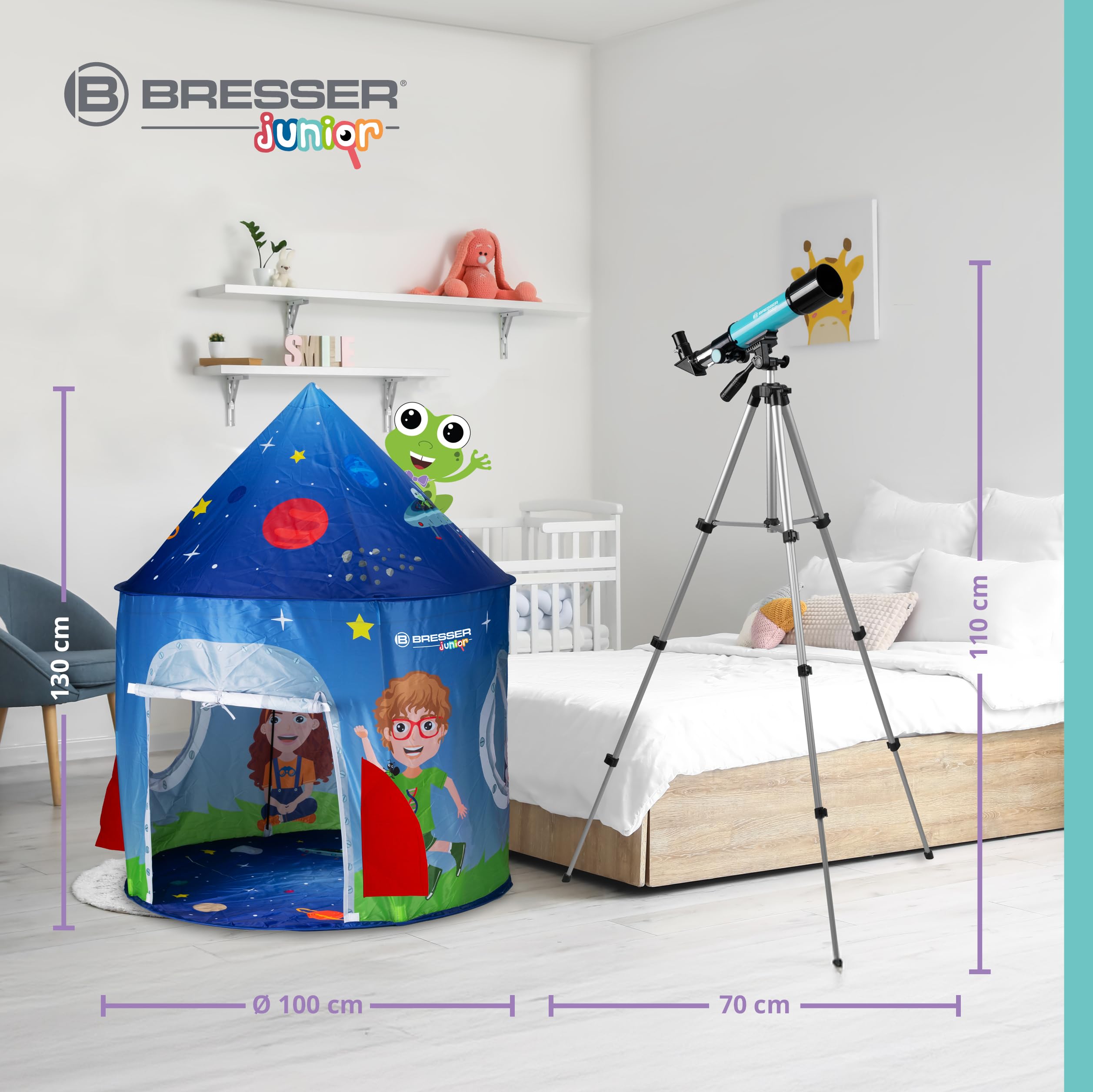 bresser-junior-linsenteleskop-50-360-mit-zelt-kinder-astronomie-set-blau image 8