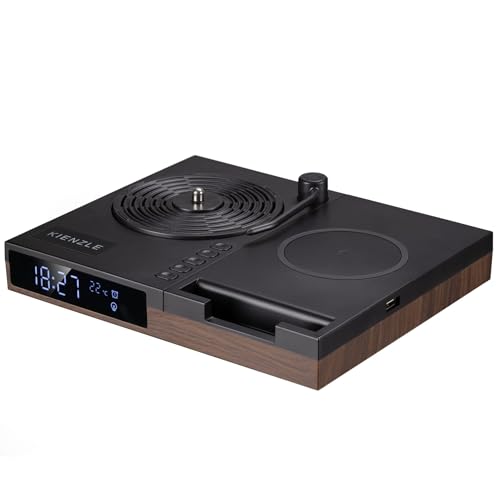 kienzle-retro-wecker-mit-bluetooth-lautsprecher-und-15-w-ladepad image 4