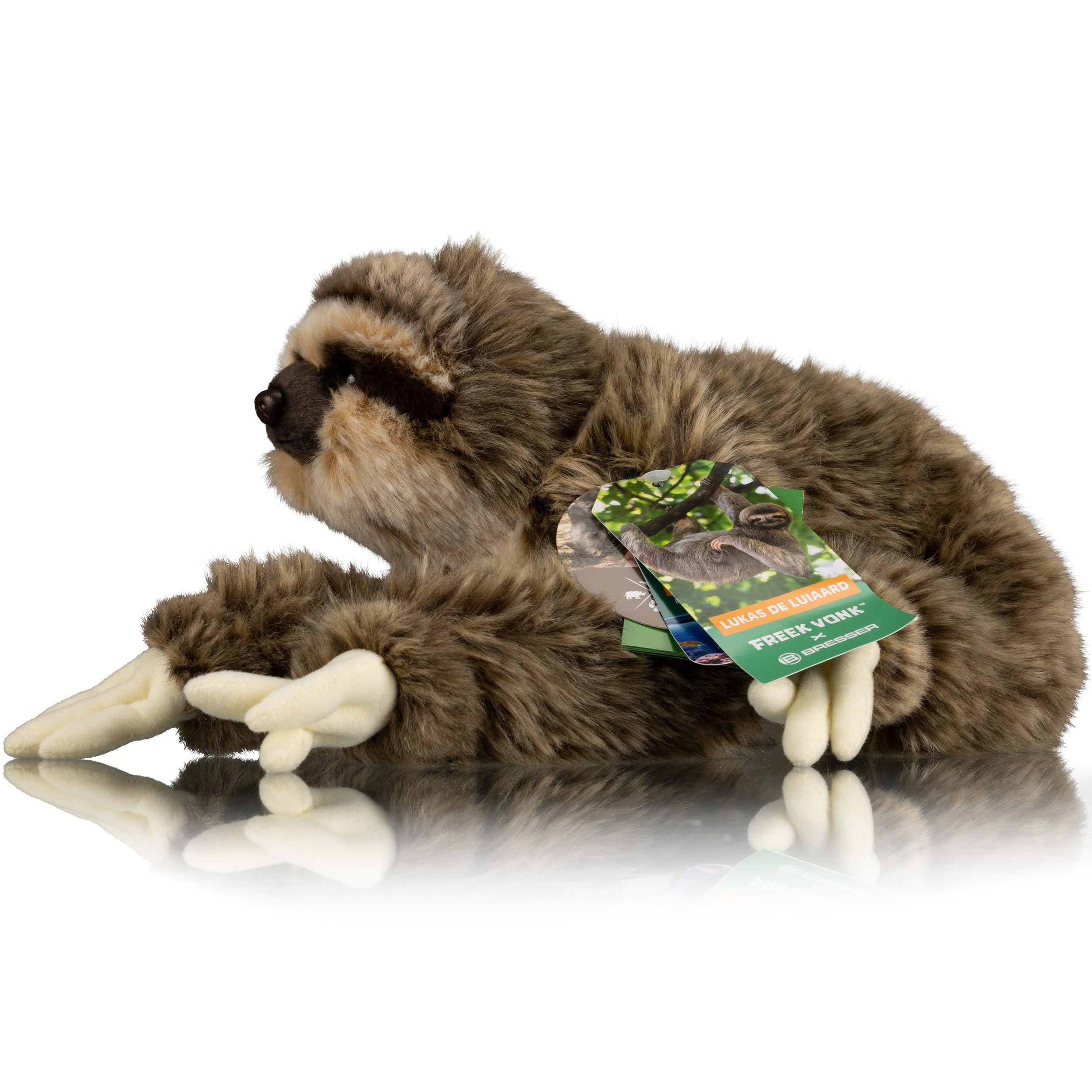 freek-vonk-x-bresser-lukas-faultier-kuscheltier-32-cm-waschbar image 2