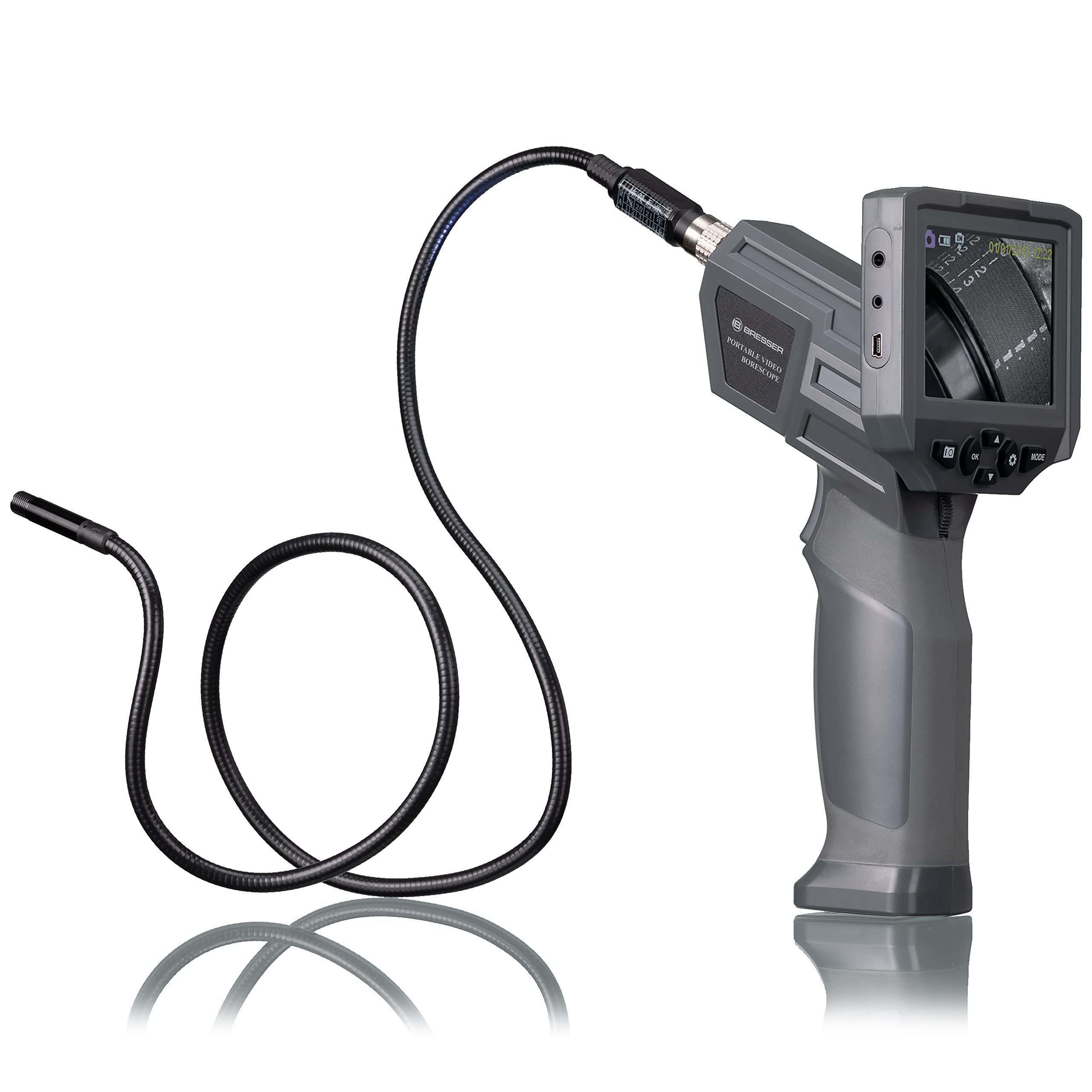 bresser-endoskop-kamera-mit-3-5-zoll-lcd-display-und-1m-schwanenhals image 1