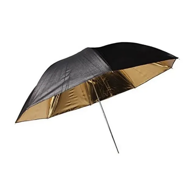 bresser-sm-01-reflexschirm-101-cm-schwarz-gold-f-r-studioblitze image 1
