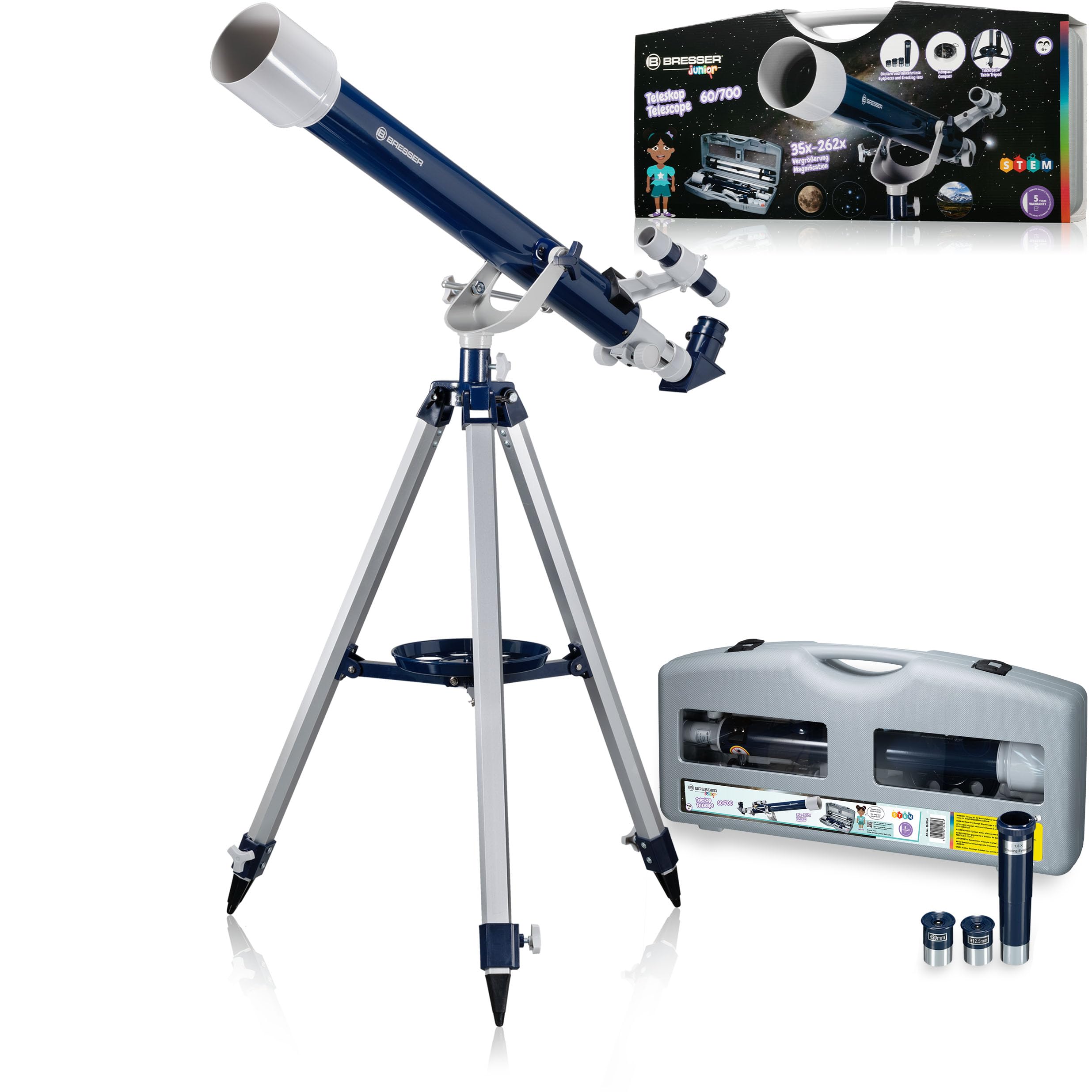bresser-junior-linsenteleskop-60-700-az-mit-stativ-und-koffer image 1