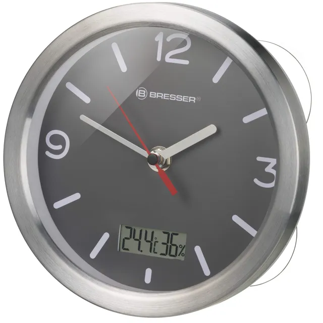 bresser-mytime-thermo-hygro-funk-baduhr-17-cm-grau image 1