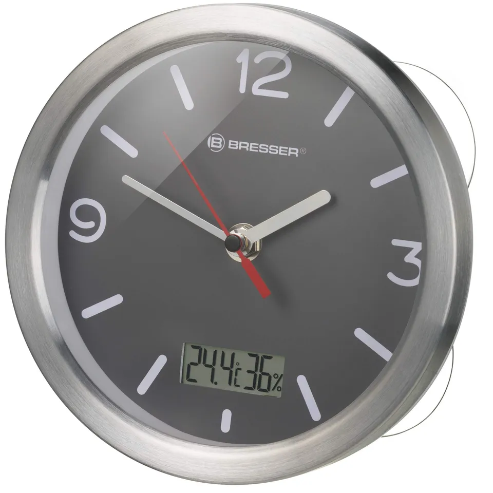 bresser-mytime-thermo-hygro-funk-baduhr-17-cm-grau image 1
