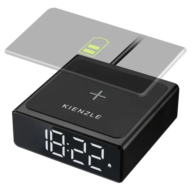 kienzle-digitaler-wecker-mit-10w-wireless-ladepad image 1