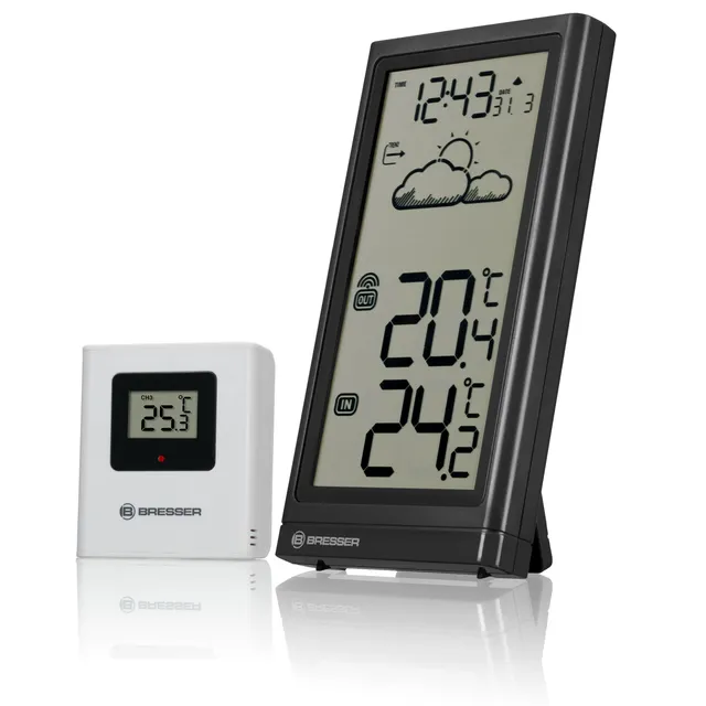 bresser-meteo-temp-funk-wetterstation-mit-au-ensensor-schwarz image 1