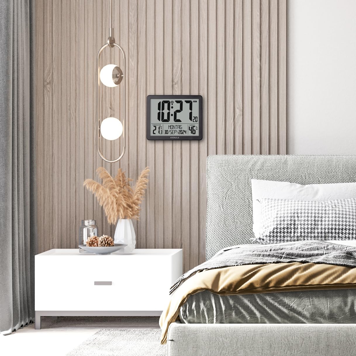 kienzle-digitaler-xxl-funkwecker-mit-display-und-raumklima image 2