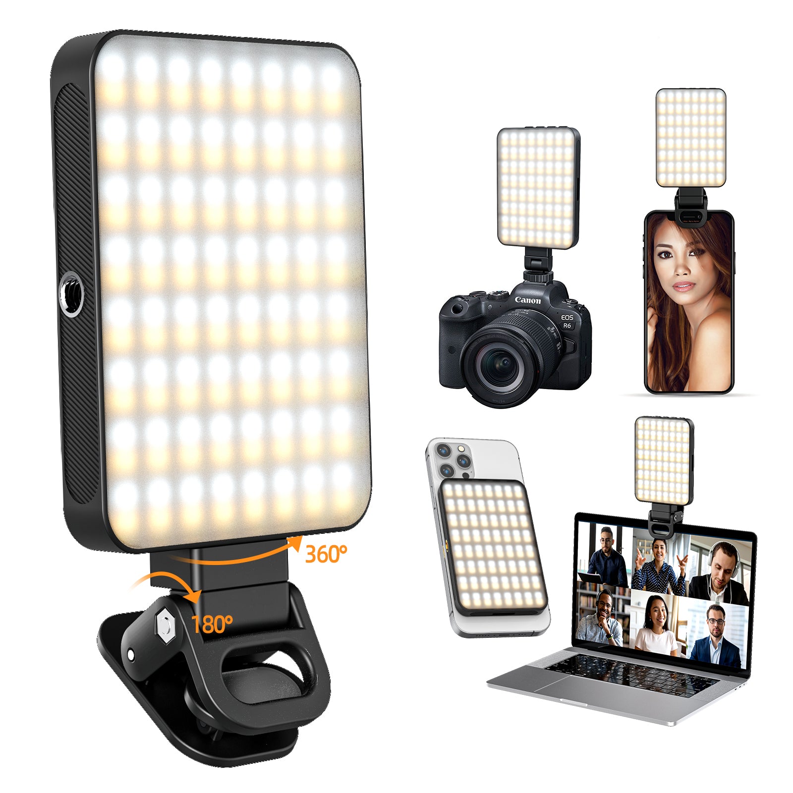 emeet-magnetic-video-light-magnet-videoleuchte-128-led image 2