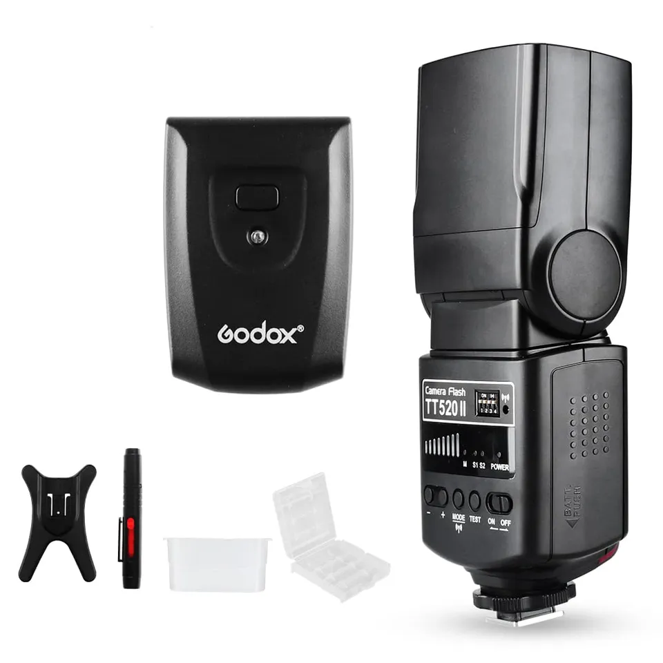 godox-tt520ii-aufsteckblitz-universal-speedlite-mit-funkempf-nger-f-r-canon-niko image 1