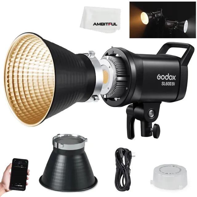 godox-sl60ii-bi-led-videoleuchte-bi-color-2800-6500k-bowens image 1