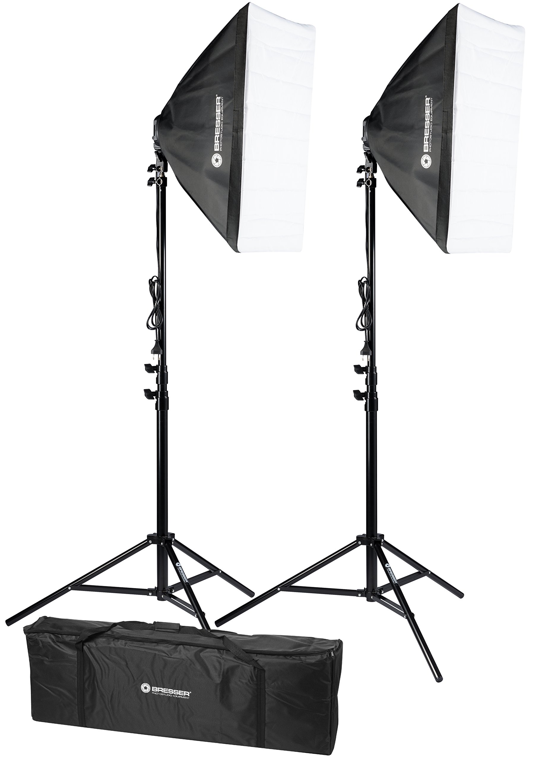 bresser-br-2245-fotostudio-set-1800w-mit-softboxen-und-stativen image 1