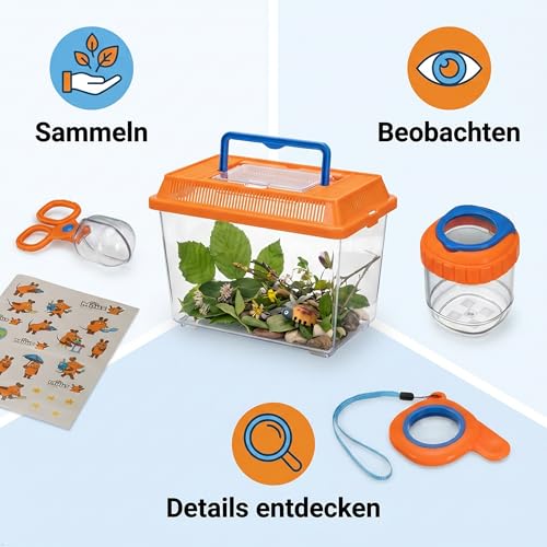 bresser-diemaus-outdoor-entdecker-set-f-r-kinder-mit-terrarium-und-kescher-5-tei image 8