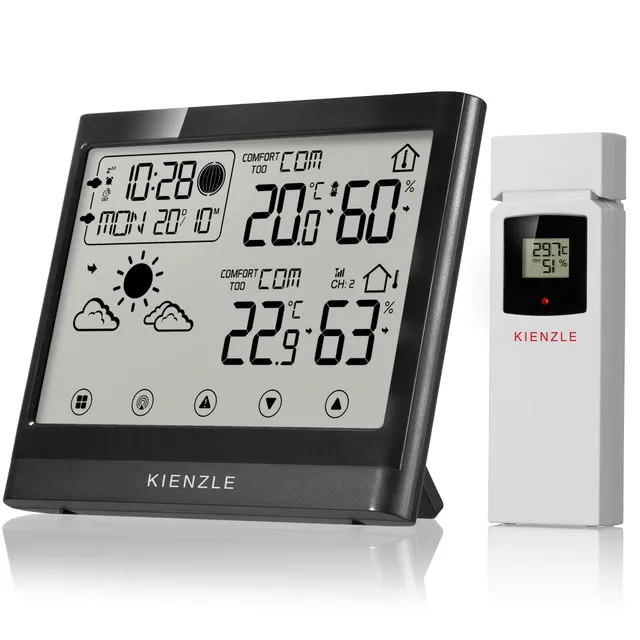 kienzle-temptrend-neo-funk-wetterstation-mit-au-ensensor-touch image 1