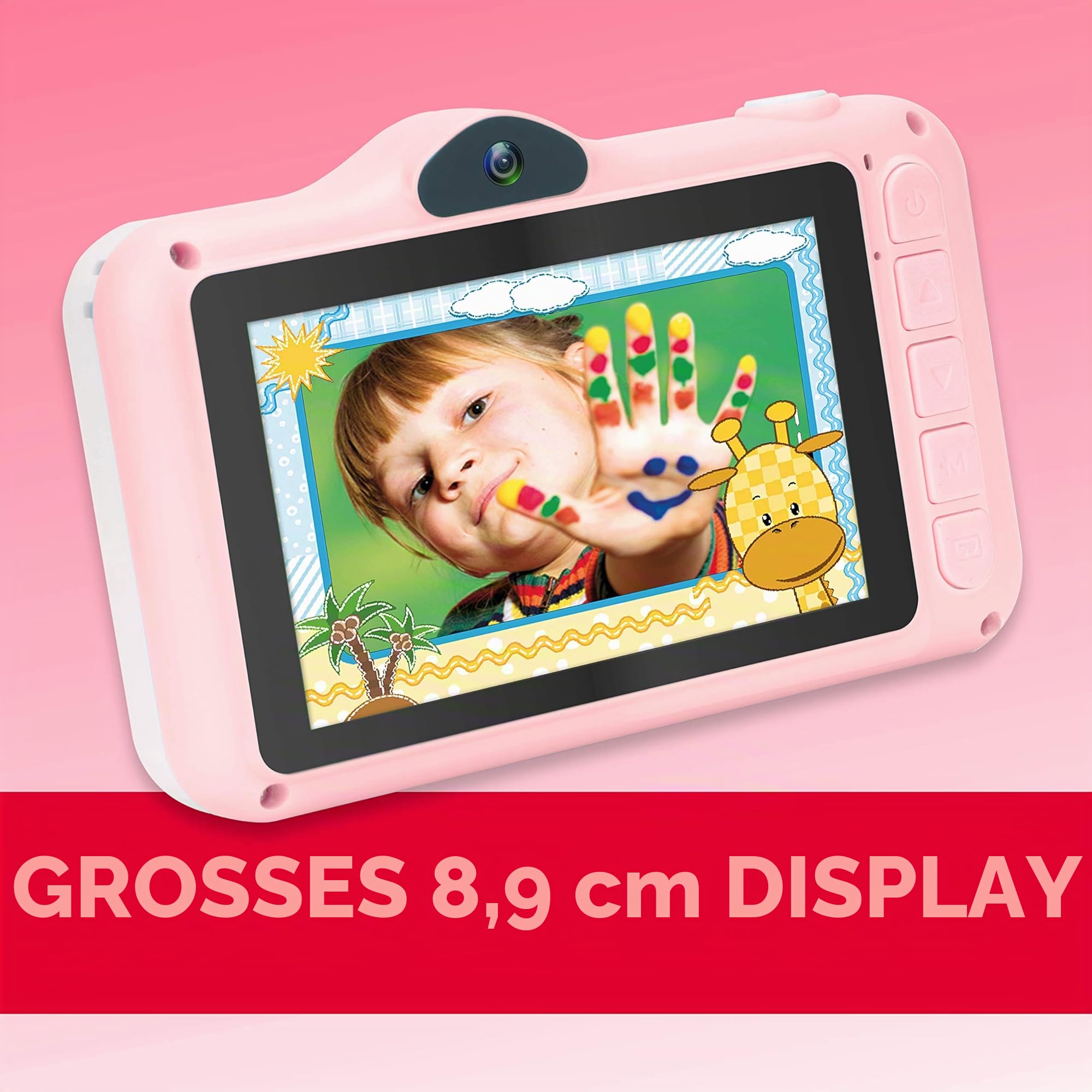 agfaphoto-realikids-cam-2-kinderkamera-12mp-1080p-3-5-zoll-rosa image 2