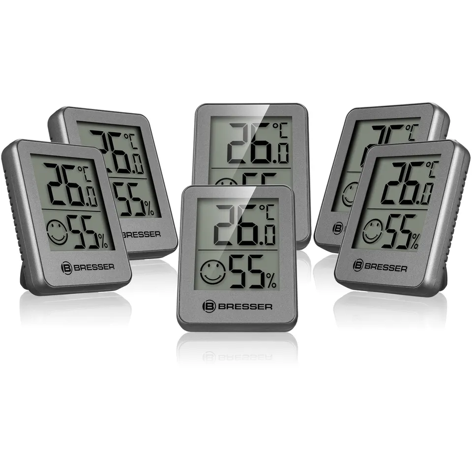 bresser-climatemp-thermo-hygrometer-6er-set-45x58x13-mm image 1