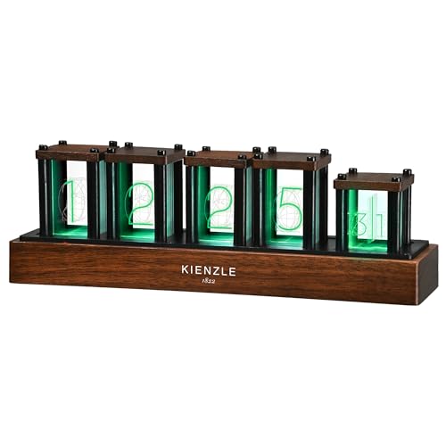 bresser-kienzle-led-nixie-uhr-echt-holz-rgb-1-600-farben-usb-c image 8