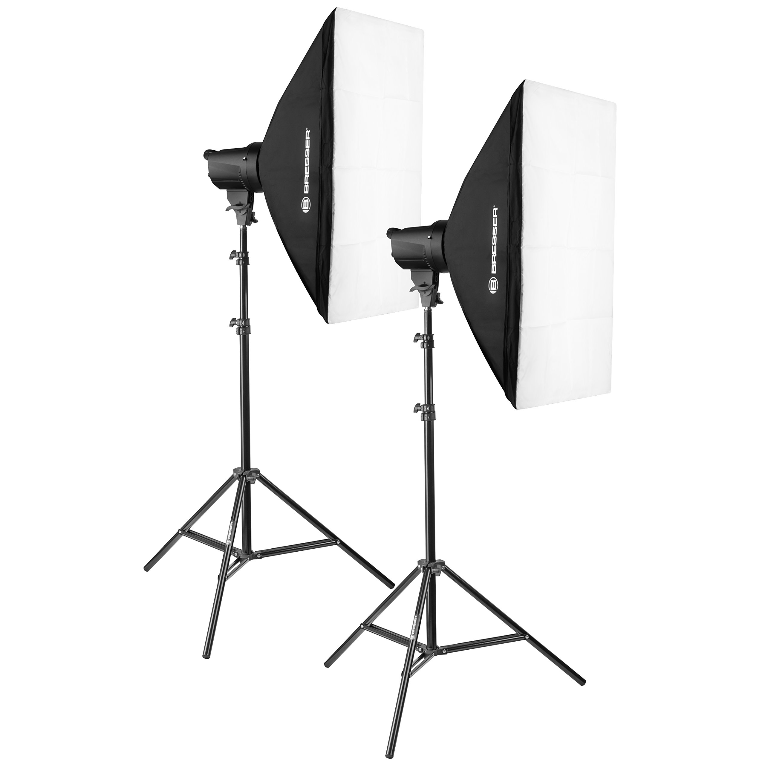 bresser-brt-200-studioblitz-set-200w-2er-set-mit-softboxen-und-stativen image 6