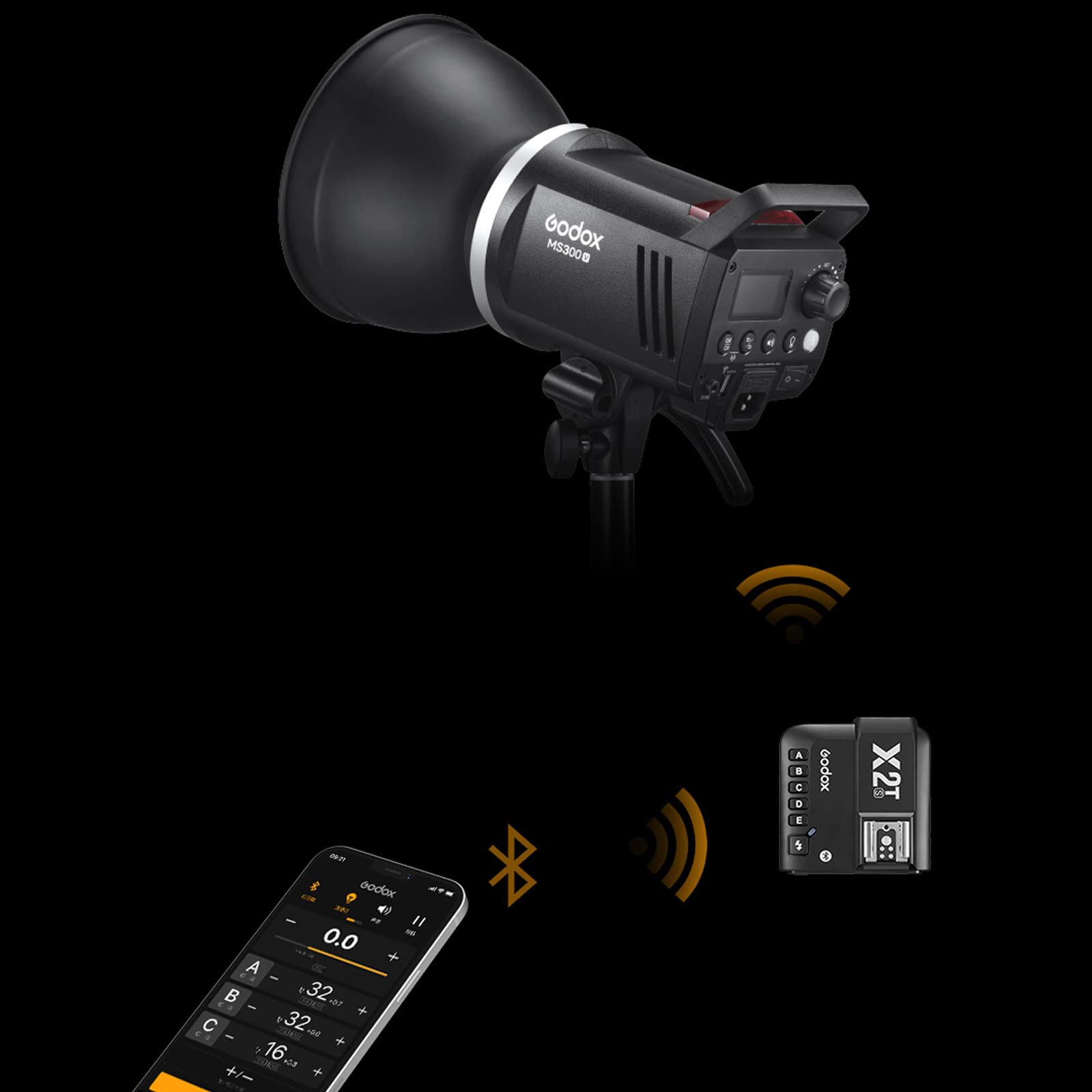 godox-ms300-v-studioblitz-300ws-mit-led-einstelllicht-bowens image 4