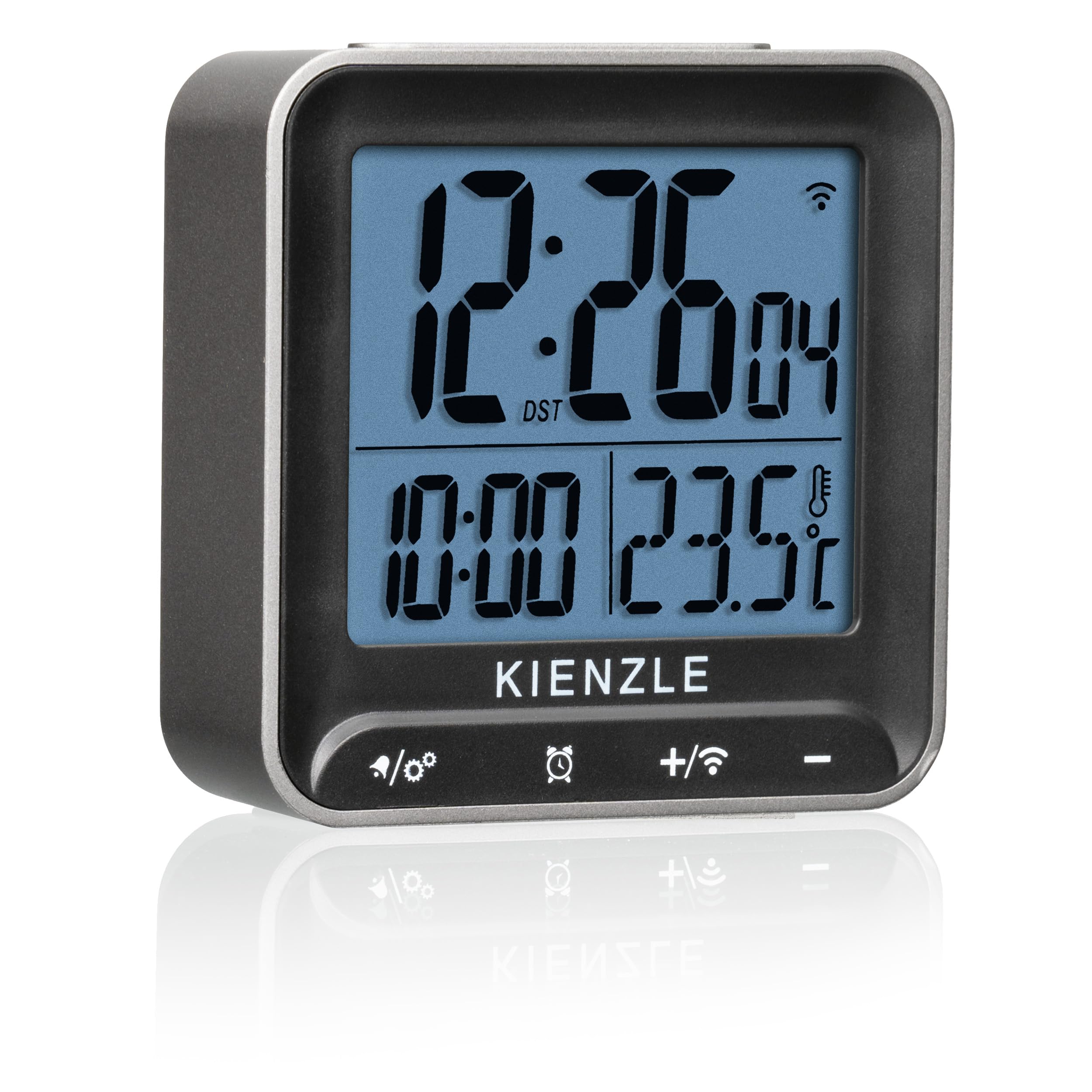 kienzle-digitaler-funkwecker-quadratisch-dcf-mit-2-weckzeiten image 3