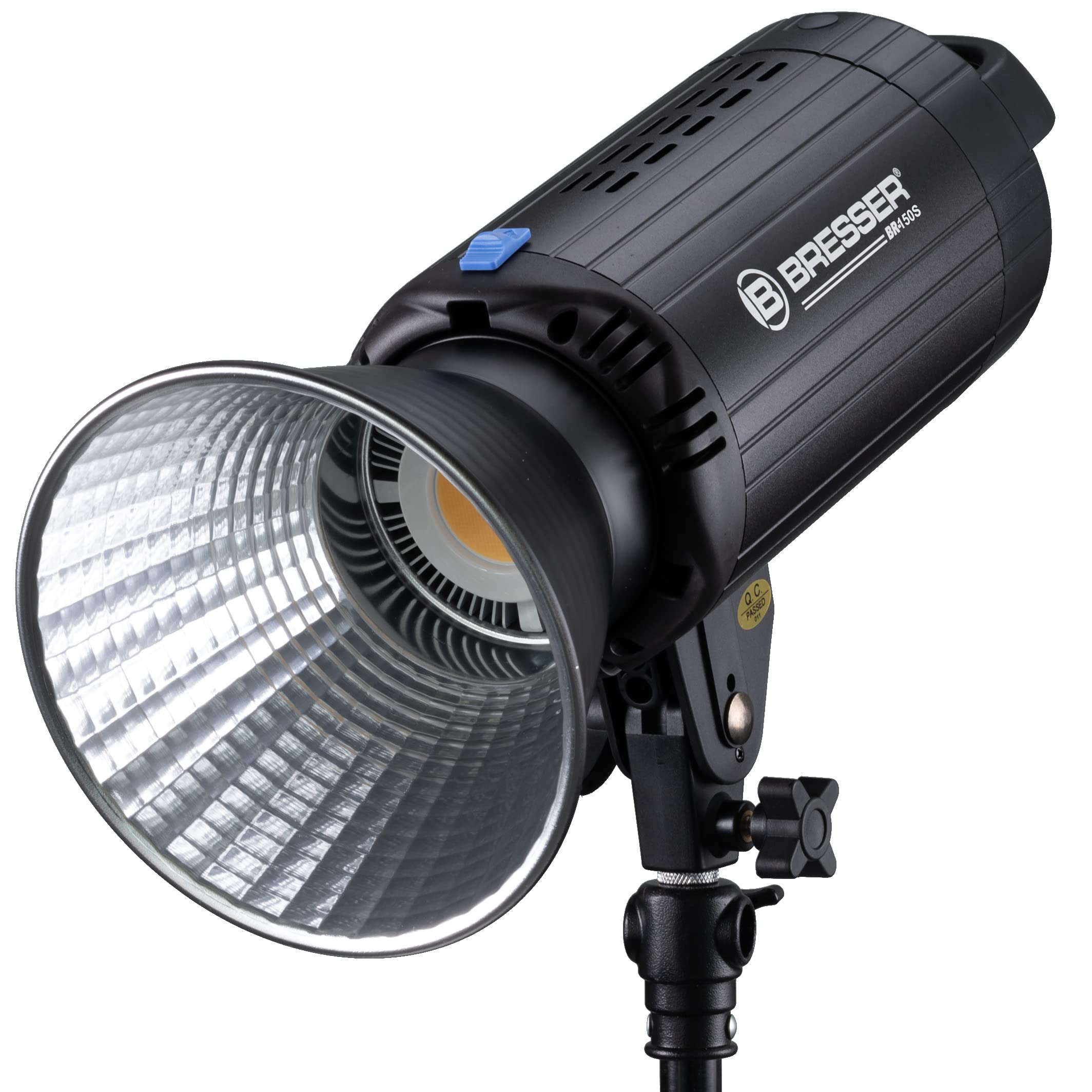 bresser-br-150s-cob-led-dual-kit-2x-150w-mit-reflektor-und-stativ image 2