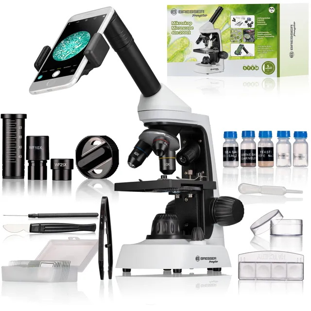 bresser-junior-mikroskop-40x-2000x-mit-smartphone-halterung-und-led image 1