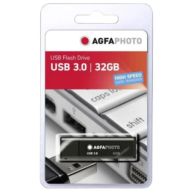 agfaphoto-usb-3-0-speicherstick-32-gb-schwarz image 1