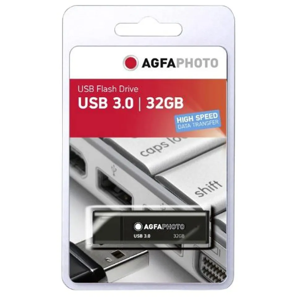 agfaphoto-usb-3-0-speicherstick-32-gb-schwarz image 1