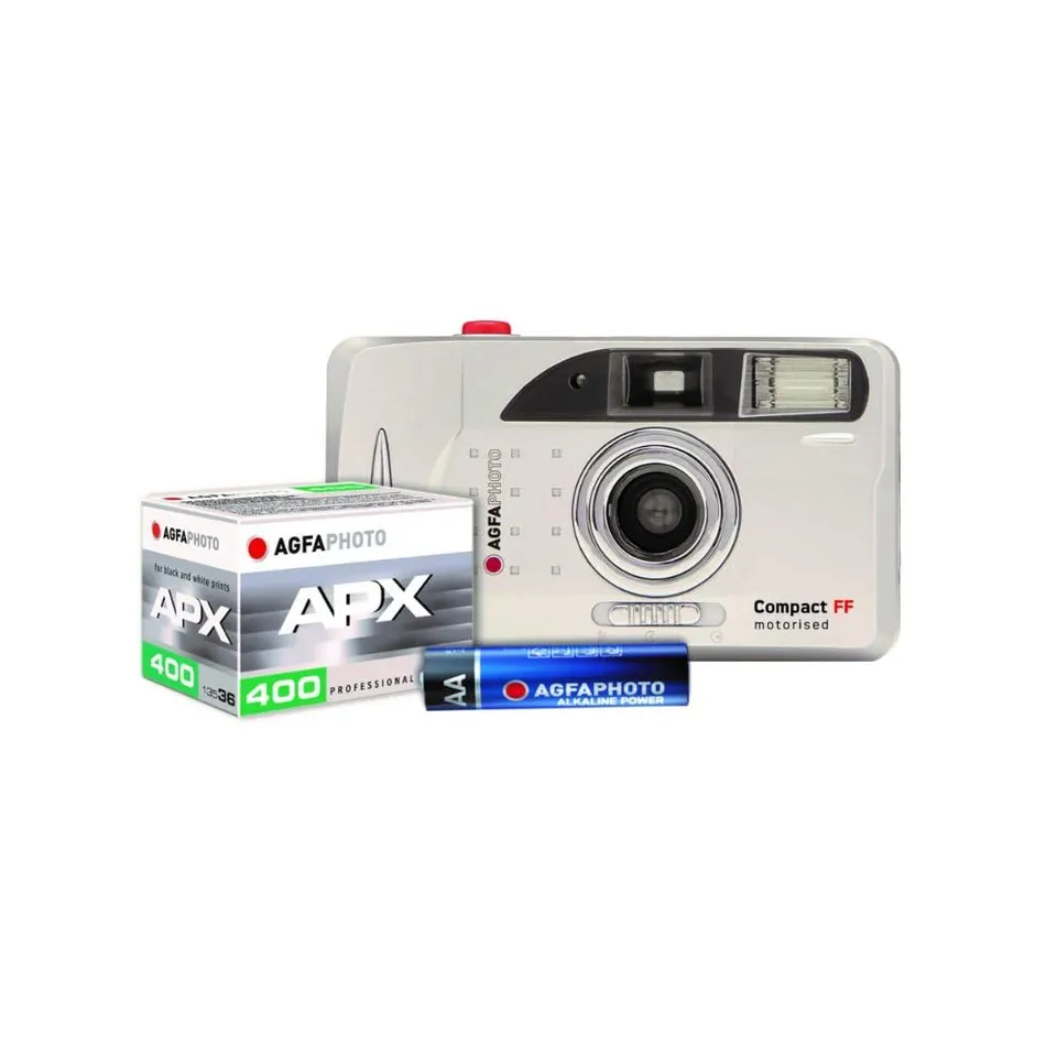 agfaphoto-set-analog-603020-wiederverwendbare-motorisierte-analogkamera-mit-film image 1