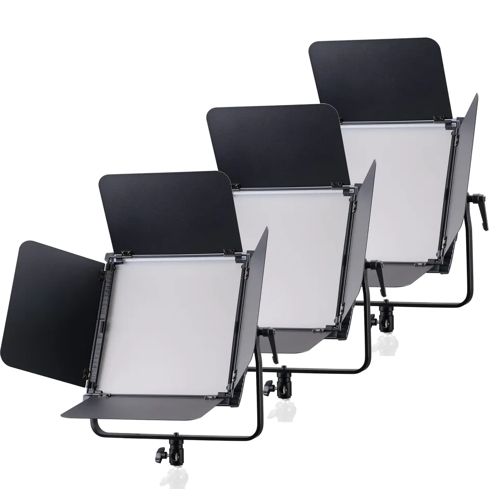 bresser-br-s100b-pro-triple-kit-bi-color-led-panel-set-3x-100w image 1