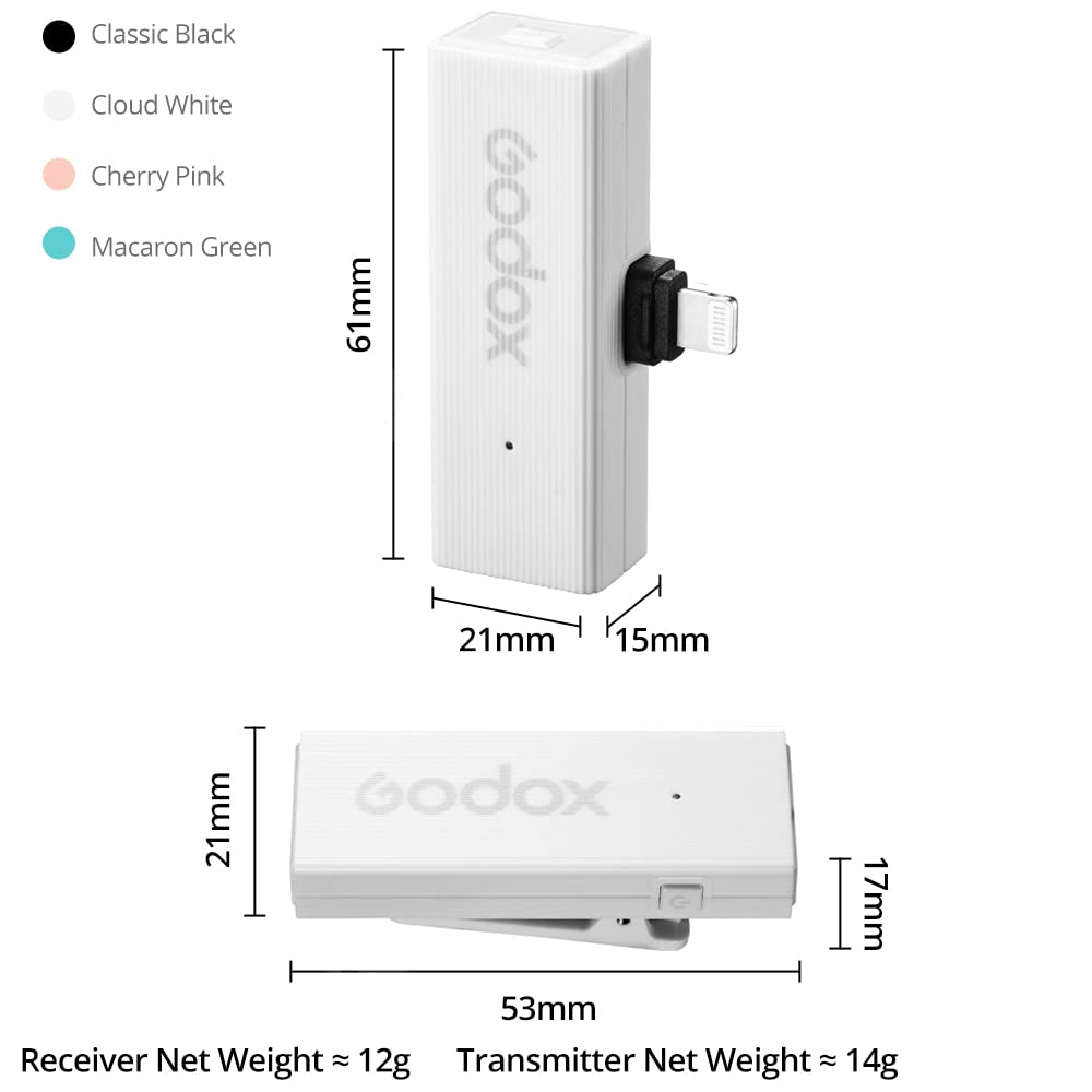 godox-movelink-mini-lt-kit-2-funkmikrofon-wei-lightning-2x-tx-rx image 2