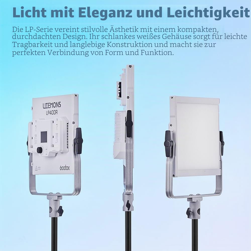 godox-litemons-lp600bi-k2-bi-color-led-lichtpanel-2er-set-60w-mit-stativ image 6