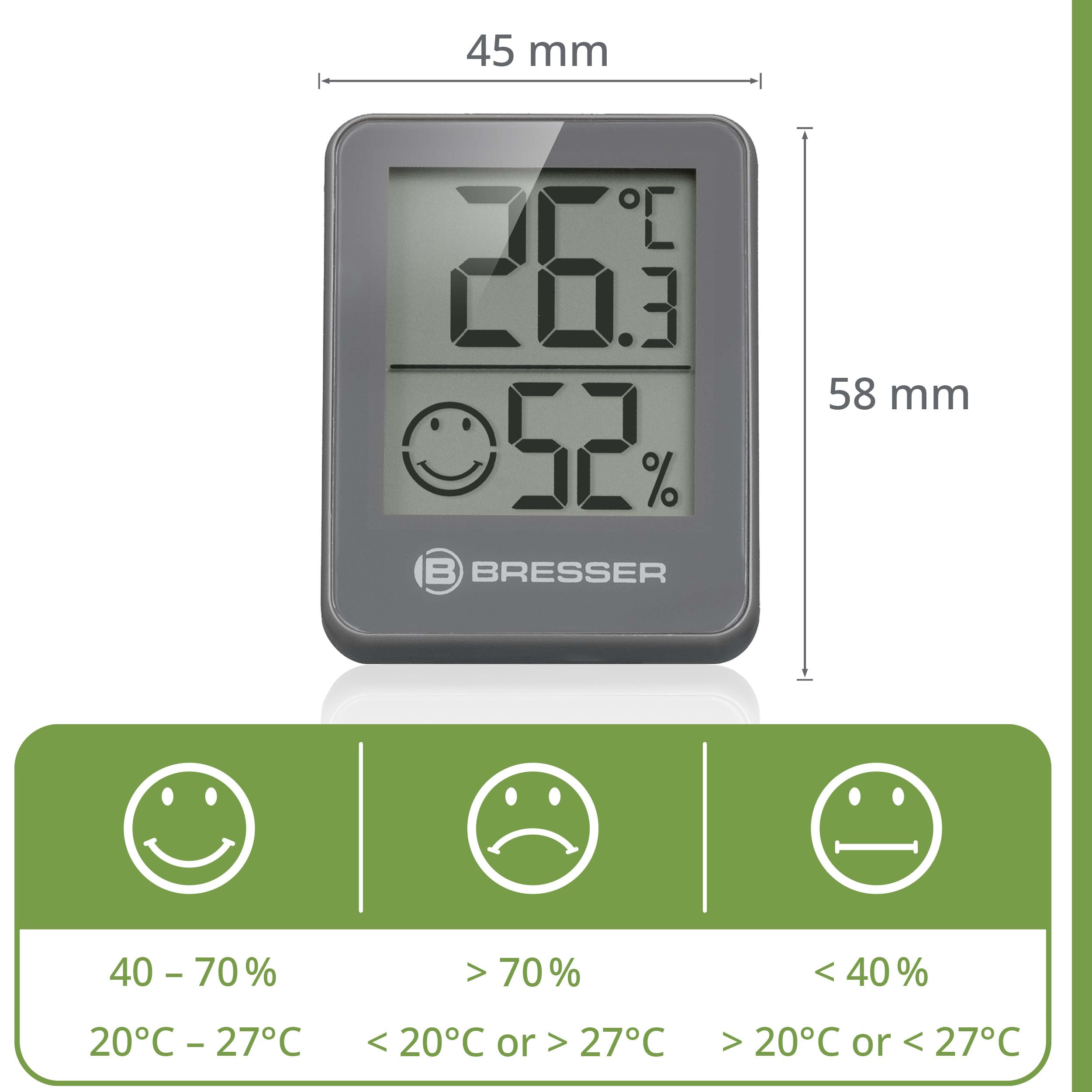 bresser-climatemp-thermo-hygrometer-indikator-6er-set-digital-grau image 5