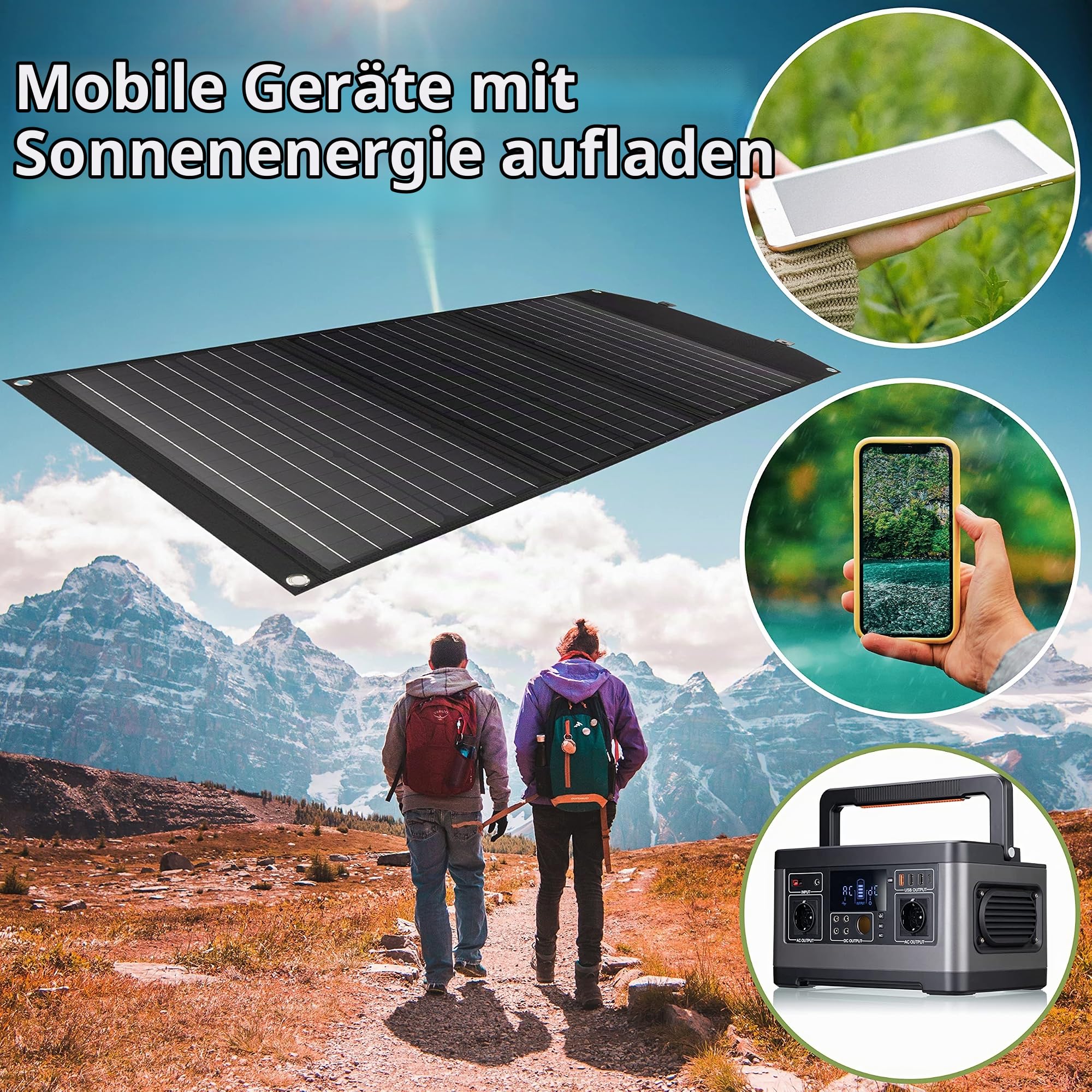 bresser-solar-ladeger-t-90w-mit-dc-und-3x-usb-a-anschluss-inkl-qc3-0-schnellladu image 4