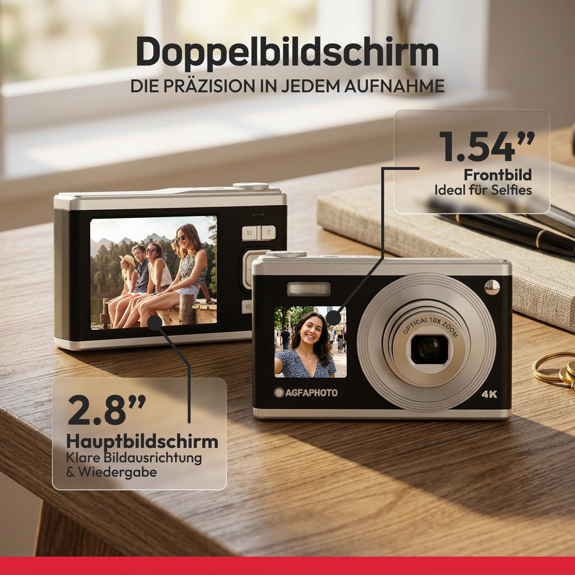 agfaphoto-realishot-dc9200-kompakte-digitalkamera-24-mp-4k-10x-zoom-silber image 3