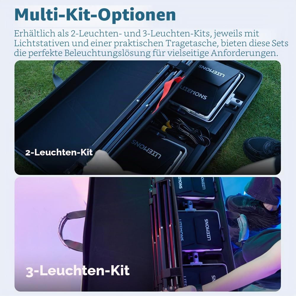 godox-litemons-lp600bi-k2-bi-color-led-lichtpanel-2er-set-60w-mit-stativ image 8