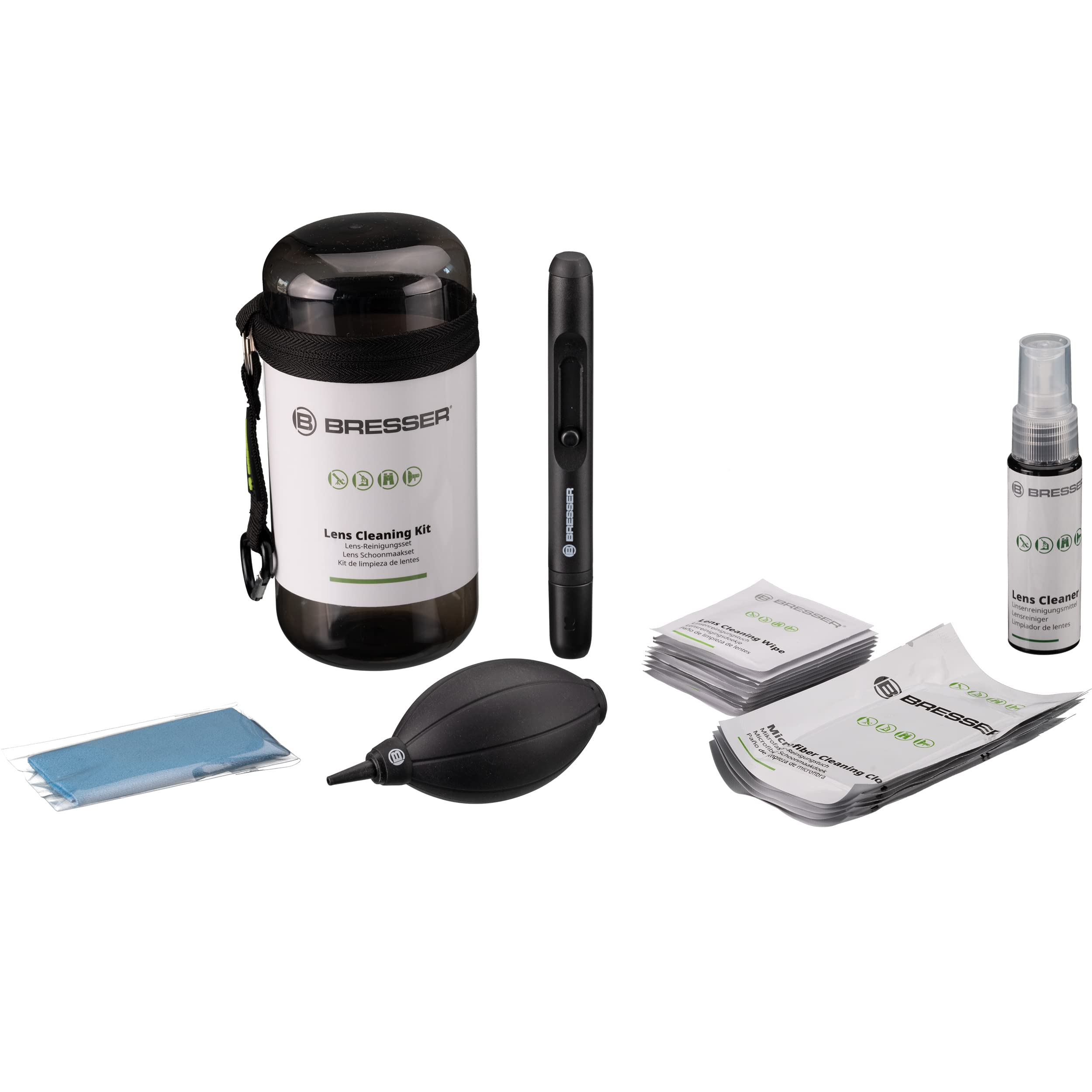bresser-lens-cleaning-kit-reinigungsset-f-r-kamera-objektiv-und-fernglas-mit-etu image 2