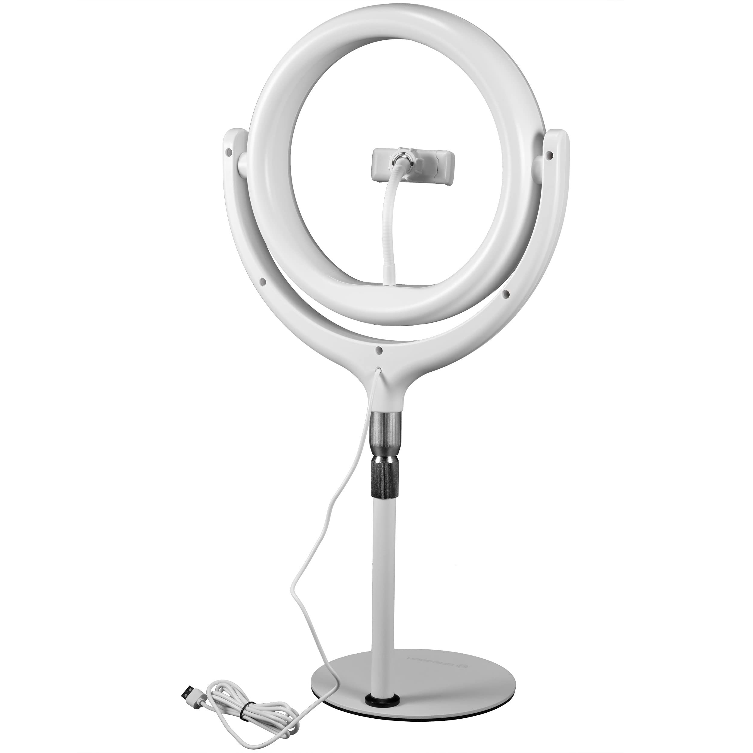 bresser-rl-10b-led-ringlicht-mit-stativ-wei image 3
