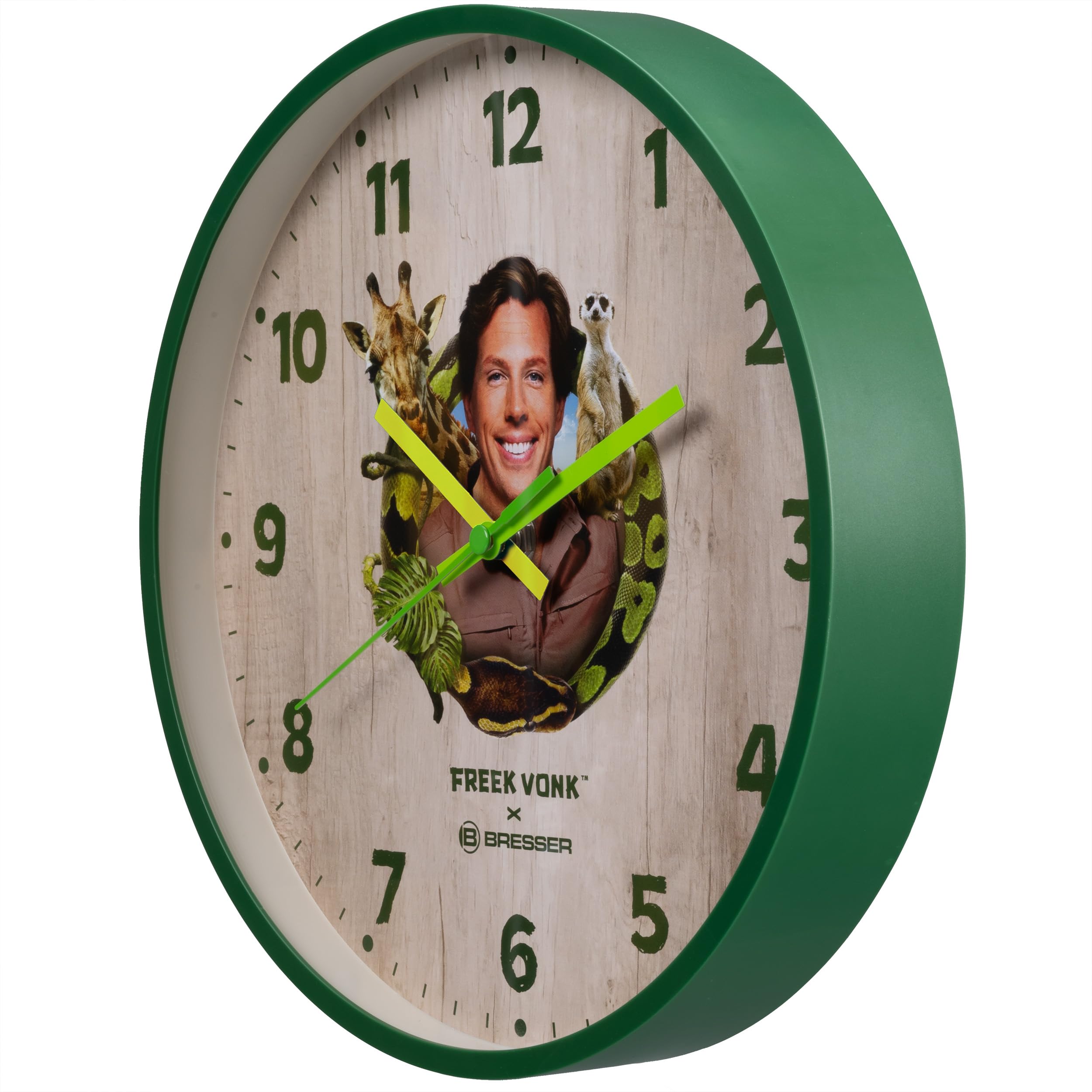 bresser-freek-vonk-kinder-wanduhr-kunststoff-245-mm-ger-uschlos image 2