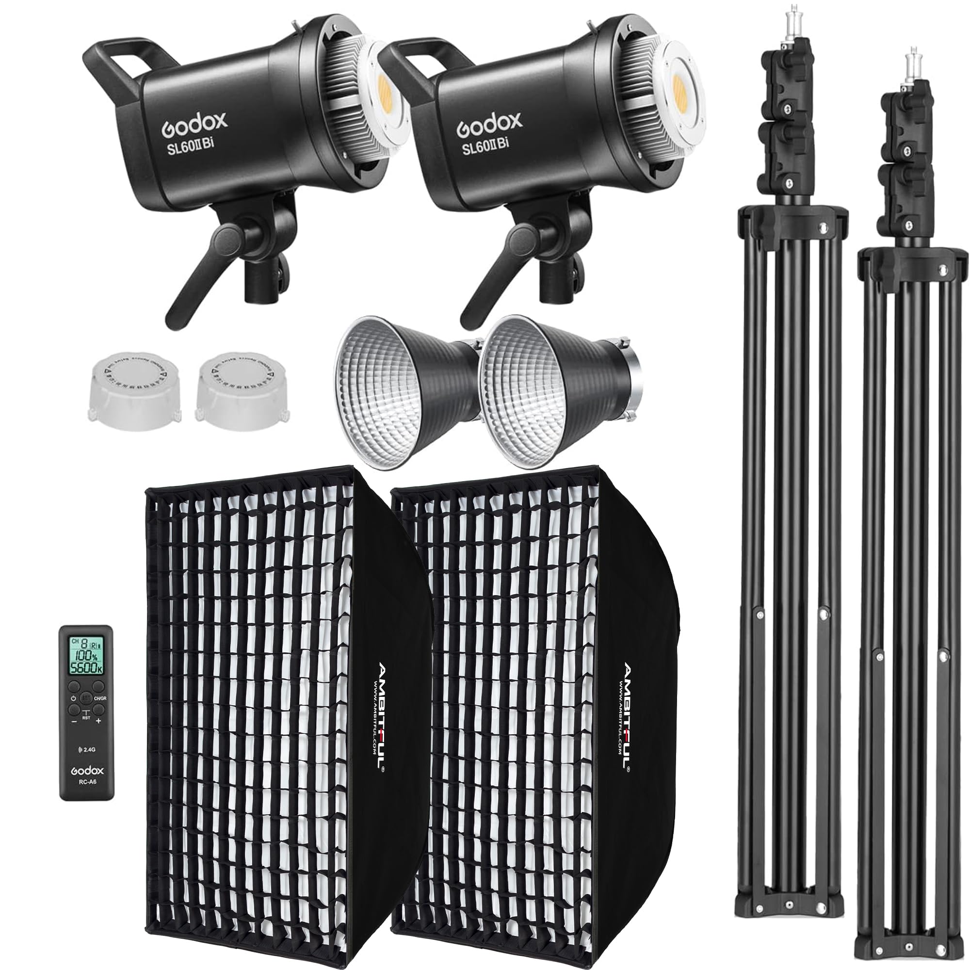 godox-sl60ii-bi-led-videoleuchte-bi-color-2800-6500k-bowens image 8