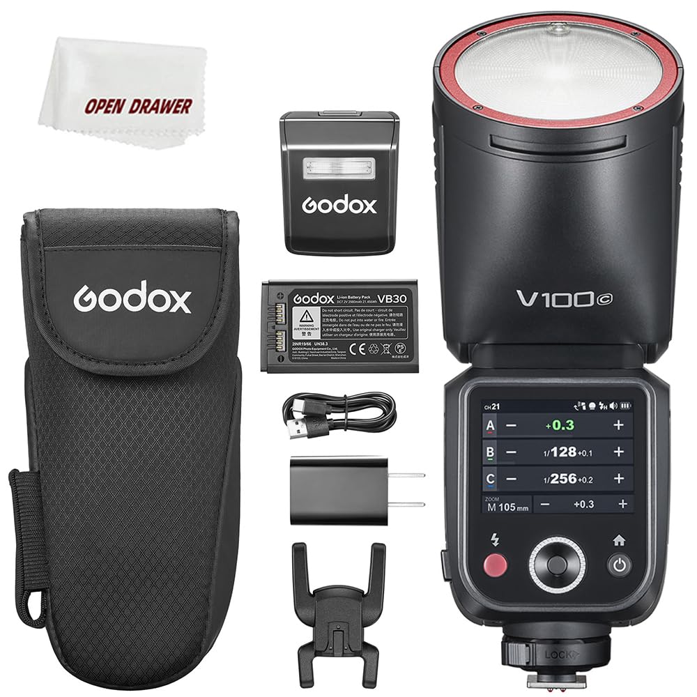 godox-v100c-rundkopf-aufsteckblitz-100ws-touchscreen-f-r-canon image 1